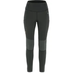 Leggings Fjallraven Women Abisko Varm Trekking Tights Black-Iron Grey