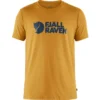 Fjallraven T-Shirt Fjällräven Homme Fjällräven Logo Ochre 1 Fjallraven T-Shirt Fjällräven Homme Fjällräven Logo Ochre -Fjallraven 1 Fjallraven Logo T shirt M 87310 160 560 A MAIN FJR