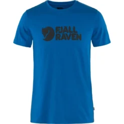T-Shirt Fjallraven Homme Logo Alpine Blue