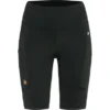 Legging Fjallraven Woman Abisko Short Tights Black -Fjallraven 1 abisko short tights w 87138 550 a main fjr