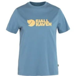 T-Shirt Fjallraven Woman Fjallraven Logo Tee Dawn Blue