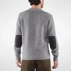 Pull Fjallraven Men Ovik Nordic Sweater Grey -Fjallraven 6 F82020 FW19 d oevik nordic sweater m fjaellraeven 21