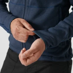 Gilet Fjallraven Men Ovik Fleece Hoodie Deep Forest 16 Gilet Fjallraven Men Ovik Fleece Hoodie Deep Forest -Fjallraven 7 Ovik Fleece Hoodie M 82252 560 J DETAIL FJR