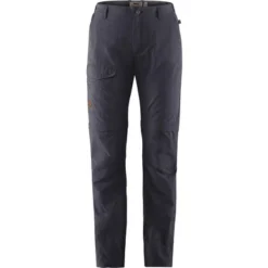 Fjallraven Pantalon Fjällräven Women Travellers MT Zip-off Trousers Dark Navy