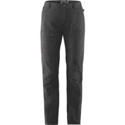 Fjallraven Pantalon Fjällräven Women Travellers MT Zip-off Trousers Dark Grey