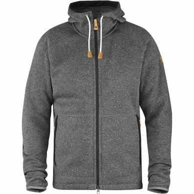 Fjallraven Gilet Fjällräven Övik Fleece Hoodie Dark Grey 3 Fjallraven Gilet Fjällräven Övik Fleece Hoodie Dark Grey