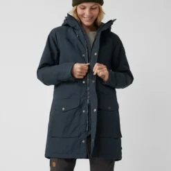 Veste Fjallraven Women Greenland Winter Parka Buckwheat Brown -Fjallraven 9 Greenland Winter Parka W 89738 575 H DETAIL FJR