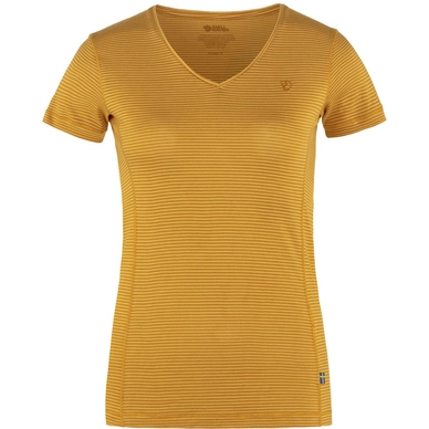T-Shirt Fjallraven Femme Abisko Cool Mustard Yellow 3 T-Shirt Fjallraven Femme Abisko Cool Mustard Yellow