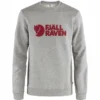 Fjallraven Pull Fjällräven Men Logo Sweater M Grey-Melange -Fjallraven Fjallraven Logo Sweater M 84142 020 999 A MAIN FJR