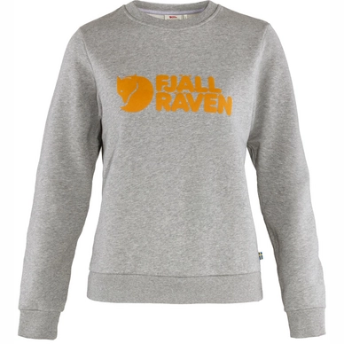 Pull Fjallraven Women Logo Grey-Melange 3 Pull Fjallraven Women Logo Grey-Melange