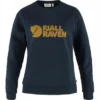 Pull Fjallraven Women Logo Dark Navy 1 Pull Fjallraven Women Logo Dark Navy -Fjallraven Fjallraven Logo Sweater W 84143 555 A MAIN FJR