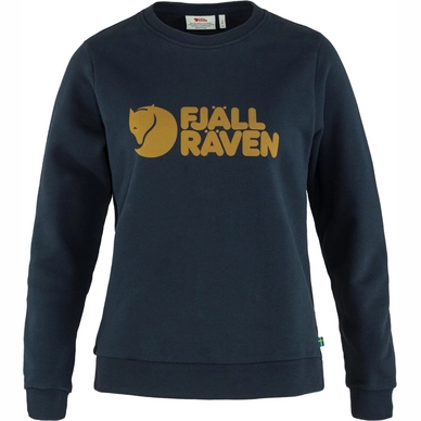 Pull Fjallraven Women Logo Dark Navy 3 Pull Fjallraven Women Logo Dark Navy