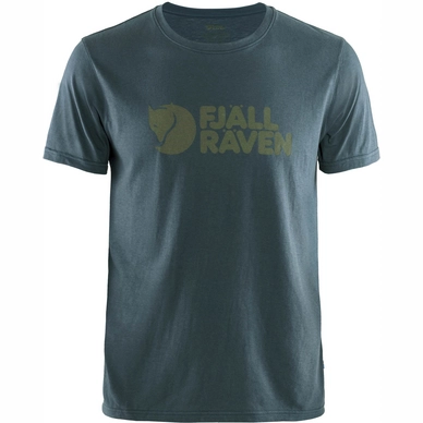 Fjallraven T-Shirt Fjällräven Homme Fjällräven Logo Navy 3 Fjallraven T-Shirt Fjällräven Homme Fjällräven Logo Navy
