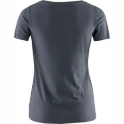 Fjallraven T-Shirt Fjällräven Femmes Logo Navy -Fjallraven Fjallraven Logo T shirt W 83509 560 B MAIN FJR