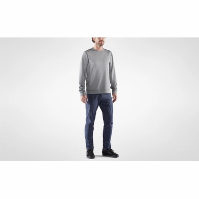 Pull Fjallraven Men High Coast Lite Sweater Grey 5 Pull Fjallraven Men High Coast Lite Sweater Grey – Image 3