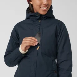 Veste Fjallraven Women Kiruna Padded Parka Basalt -Fjallraven Kiruna Padded Parka W 89644 555 K DETAIL FJR