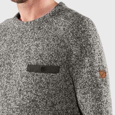 Fjallraven Pull Fjällräven Men Lada Round-Neck Sweater M Grey 6 Fjallraven Pull Fjällräven Men Lada Round-Neck Sweater M Grey – Image 4
