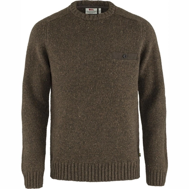 Fjallraven Pull Fjällräven Men Lada Round-Neck Sweater M Bogwood Brown 3 Fjallraven Pull Fjällräven Men Lada Round-Neck Sweater M Bogwood Brown