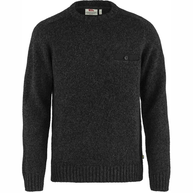 Fjallraven Pull Fjällräven Men Lada Round-Neck Sweater M Black 3 Fjallraven Pull Fjällräven Men Lada Round-Neck Sweater M Black