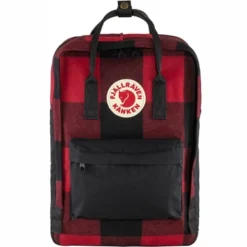 Fjallraven Sac à Dos Fjallräven Kanken 15 Inch Re-Wool Red Black