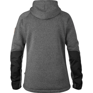 Pull Fjallraven Women Ovik Fleece Hoodie Dark Grey 4 Pull Fjallraven Women Ovik Fleece Hoodie Dark Grey – Image 2