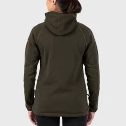 Pull Fjallraven Women Ovik Fleece Hoodie Deep Forest -Fjallraven Ovik Fleece Hoodie W 89516 662 D MODEL FJR