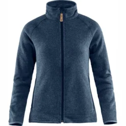 Fjallraven Gilet Fjällräven Women Övik Fleece Zip Sweater Navy