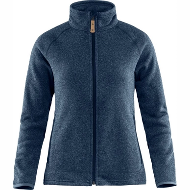 Fjallraven Gilet Fjällräven Women Övik Fleece Zip Sweater Navy 3 Fjallraven Gilet Fjällräven Women Övik Fleece Zip Sweater Navy