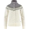 Gilet Fjallraven Women Ovik Knit Cardigan Chalk White-Flint Grey -Fjallraven Ovik Knit Cardigan W 84148 113 055 A MAIN FJR