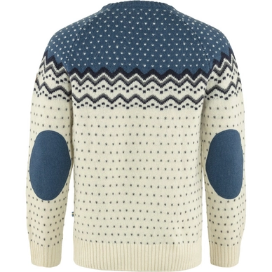 Pull Fjallraven Men Ovik Knit Sweater Chalk White-Indigo Blue 4 Pull Fjallraven Men Ovik Knit Sweater Chalk White-Indigo Blue – Image 2