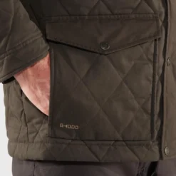 Fjallraven Veste Fjällräven Men Övik Wool Padded Jacket M Dark Olive 16 Fjallraven Veste Fjällräven Men Övik Wool Padded Jacket M Dark Olive -Fjallraven Ovik Wool Padded Jacket M 84127 633 H DETAIL FJR