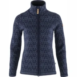 Fjallraven Gilet Fjällräven Women Snow Cardigan Dark Navy