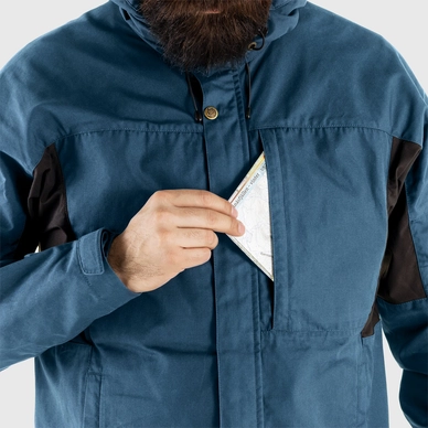 Veste Fjallraven Men Kaipak Jacket Uncle Blue Dark Grey 11 Veste Fjallraven Men Kaipak Jacket Uncle Blue Dark Grey – Image 9